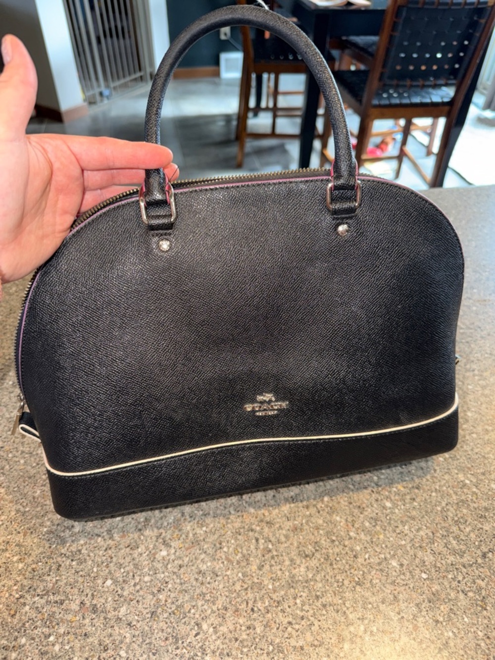 Coach Black Dome Satchel